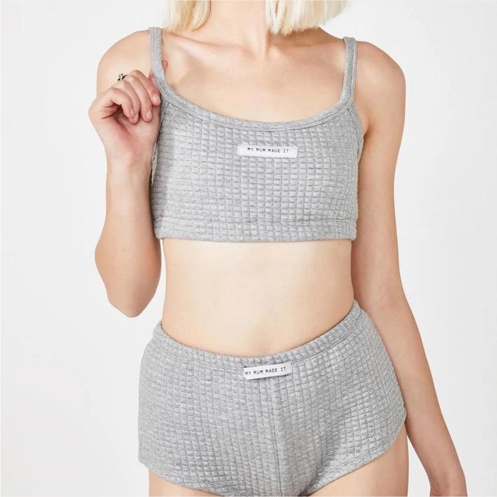 My Mum Made It Grey Quilted Set